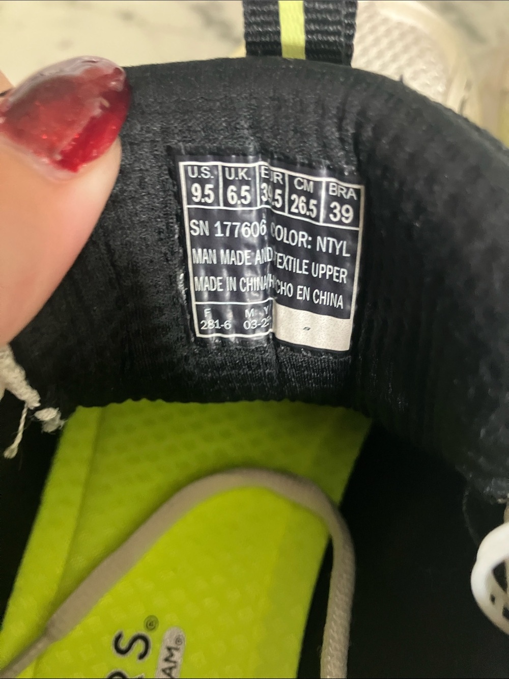 Skechers Cream and Pale Yellow Chunky Athletic Sneakers - Picture 6 of 8
